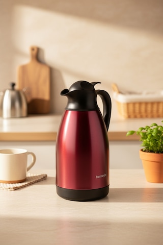 Bernardo Grandio Çelik Termos Bordo 2 Litre Bordo