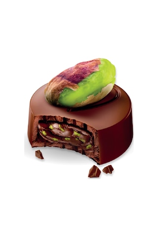 Konak Hanımefendi Antep Fıstık Parçacıklı Dolgulu Sütlü Çikolata 1 KG