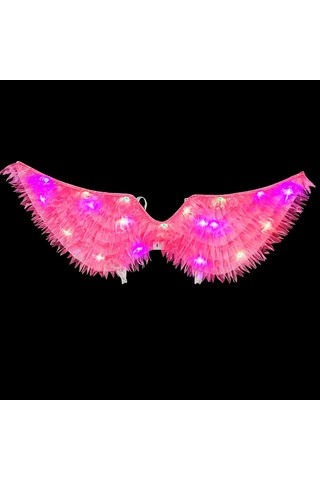 Lıcorıce Kumaş Parlayan Kanatlar Parti Dekoru-kırmızı