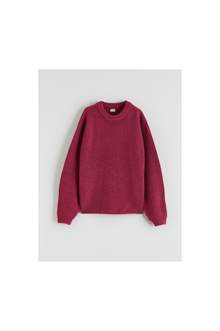 LC Waikiki Alıta Cıty Farkıyla Lcw Kids Pembe Oval Yaka Kız Çocuk Triko Kazak Pembe - 925577217 Pembe