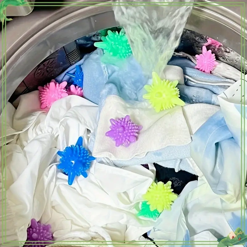 Mucit Home 5 Adet Çamaşır Makine Topu Lekelere Karşı Koruma, Karışıklık Önleme, Düğüm Önleyici Çok Renkli