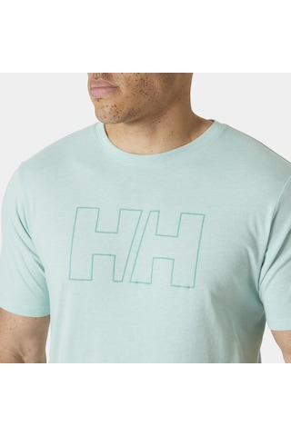 Helly Hansen Hh Tech Logo T-shırt Hha.63165lagoon Yeşil