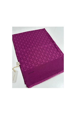 Pierre Cardin Elegans Monogram Şal-75 X 190-090700-994 Fuşya Çok Renkli