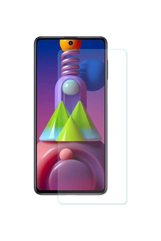 Samsung Uyumlu Galaxy M51 Tempered Kırılmaz Cam Ekran Koruyucu Şeffaf