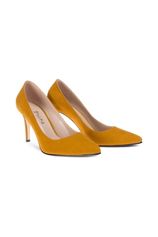 Deery Sarı Süet Kadın Stiletto Sarı