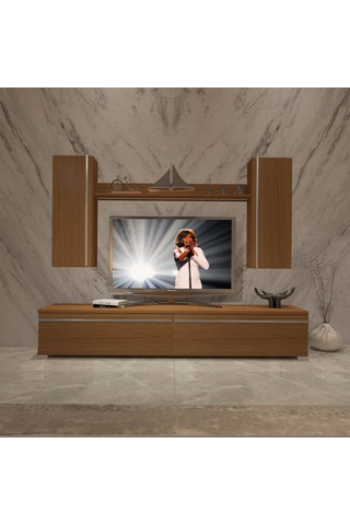 Decoraktiv Eko 5d Mdf Std Tv Ünitesi Tv Sehpası Ceviz