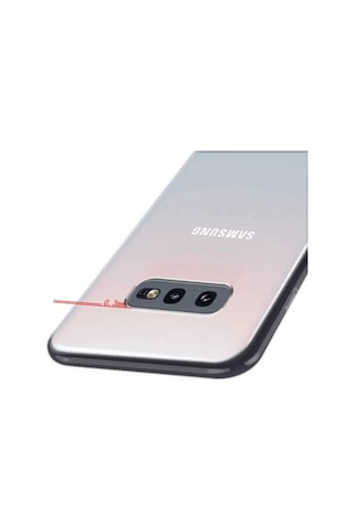 Samsung Uyumlu Galaxy S10E Kilif Seffaf Silikon Hibrit Case 390885452