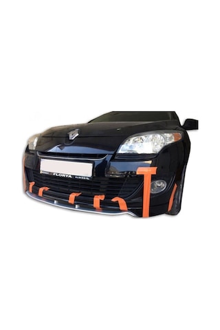 Renault Megane 3 Serisi 2009-2013 Sport Dizayn Ön Tampon Ek + Alt Lipi Plastik