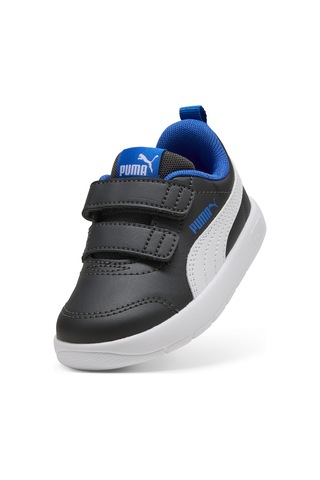 Puma Courtflex V3 V Bebek Siyah Sneaker Siyah