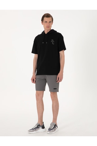 Pierre Cardin Antrasit Regular Fit Örme Şort 50310719-vr006