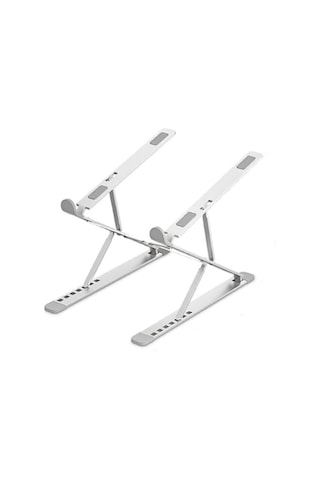 Ally Mc N8 Metal Yüksek Macbook Notebook Ayarlanabilir Katlanabilir Stand- 5775 - Karbul4454-4401 Füme Füme
