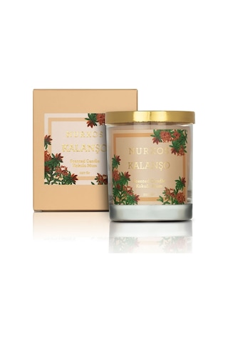 Nurxos 9685 Kalanşo Kutulu 2 Adet Kokulu Mum + Freshener Oda Spreyi