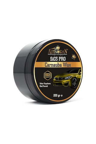 Altin Oran Sio3 Pro Carnauba Wax Ceramic Wax Krem Cila 9h 200gr