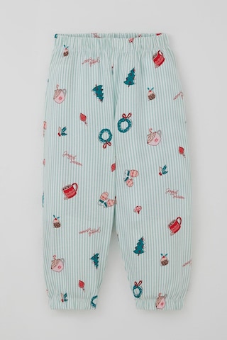 Breeze Kız Bebek Pijama Takımı Neşeli Sezon Yılbaşı Temalı 9 Ay-3 Yaş, Su Yeşili Su Yeşili
