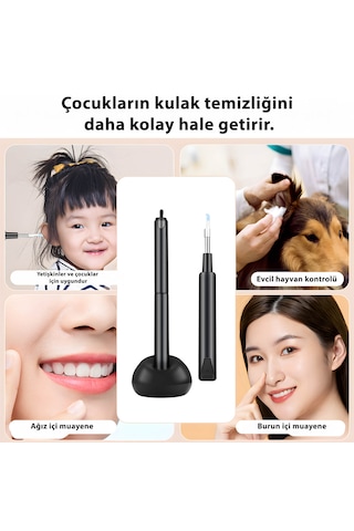 Tm-01 1080p Kameralı Led Işıklı Kablosuz Kulak Temizleme Cihazı