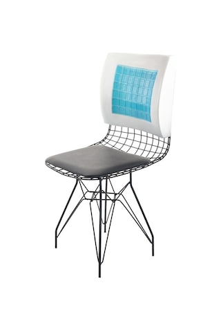 Viscofoam Terletmeyen Ortopedik Bel Yastığı Ofis Sandalye Araç Koltuk Bel Destek Yastığı Visco Bel Yastığı