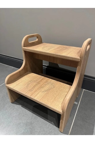 Montessori Basamak Tabure Çocuk Banyo Wc Lavabo Merdiven Yükselti