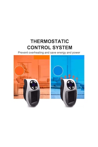 Teltree Uzaktan Kumandalı Taşınabilir Seramik Isıtıcı, 500w Hızlı Isıtma, Zamanlayıcı Ve Led Ekran İle Ev & Ofis Kullanımı