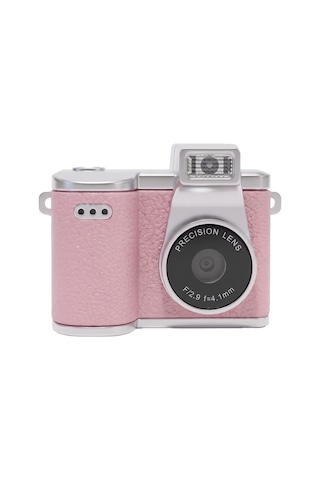 Everest Adk1980, Pembe, 720p Hd, 200mah Batarya, 1" Ekran, Anahtarlık Askılı, Flashlı, Mini Retro Dijital Kamera