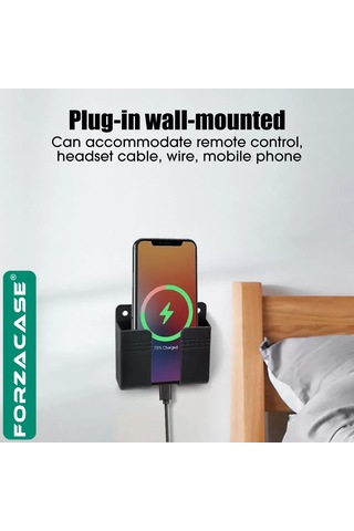 Çok Amaçlı Duvara Monte Telefon Şarj Ve Kumanda Standı - Fc924 Beyaz