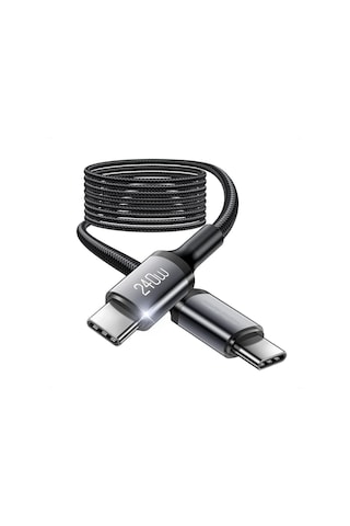 240w Type C To Type C Data Ve Şarj Pd3.1/qc5.0 Usb C - Usb C Kablosu 120cm, 140w 100w Hızlı Şarj İle Uyumlu, Macbook Pro/air, İpad Pro/air, Samsung Galaxy S22/21/20, Dizüstü Bilgisayarlar İle Uyumlu