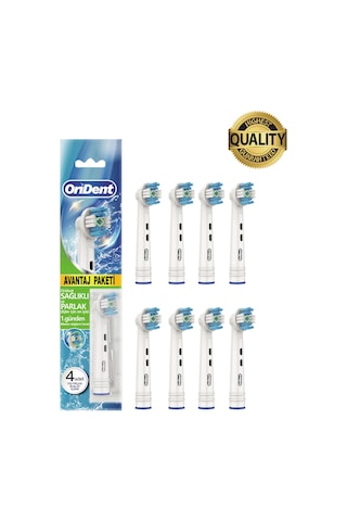 Whitening Pro Oral-b Uyumlu 8 Adet Yedek Başlık - Beyazlatma Teknolojisi & Premium Quality