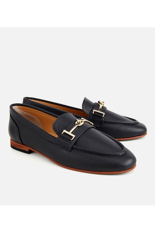 Hotiç Kadın Deri Siyah Yumuşak Dokulu Tokalı Klasik Loafer 01ayh319080a100 01ayh319080a100 Siyah