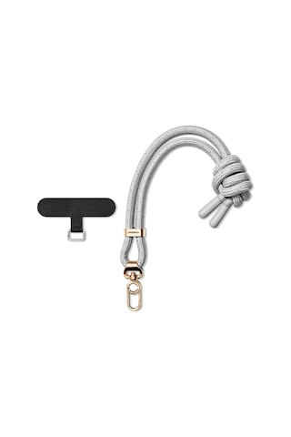 Youngkit Yq002 Yansıtıcı Şerit Desenli Cep Telefonu Bilek Askı İpi Gri