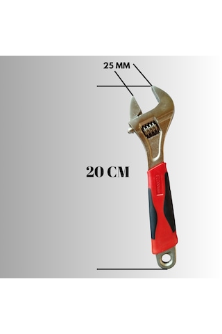Kurbağacık 8" Ingiliz Anahtarı Kurbacık Anahtar 200 Mm