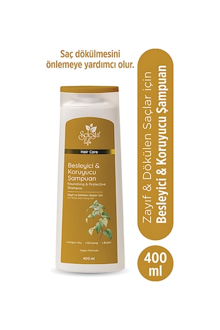 Selesta Life Isırgan Otu Ve Ginseng Özlü Besleyici & Koruyucu Şampuan Ve Dökülen Saçlar İçin Şampuan 400 Ml