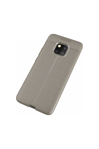 Huawei Mate 20 Pro Kilif Deri Tarzi Niss Silikon Case 389468501