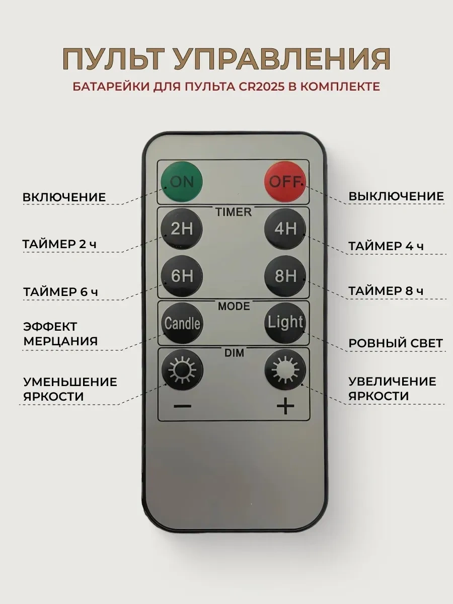 Lublu Darit' Pille Çalışan Led Mumlar 6 Adet, Yanıp Sönen 171304882 Fildişi