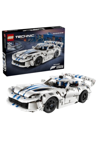 LEGO® Technic Dodge Viper GTS-R Spor Araba 42234 - 10 Yaş ve Üzeri Çocuklar için V10 Motoru İçeren Oyuncak Yapım Seti (805 Parça)