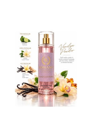 Romano Premıum Vanilya Powder Vücut Spreyi 200 ML