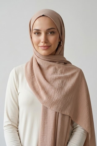 İpekçe Şal Caz 70 190 Kum Beji