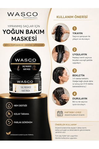 Professıonal Besleyici, Onarıcı Ve Koruyucu Saç Bakım Maskesi