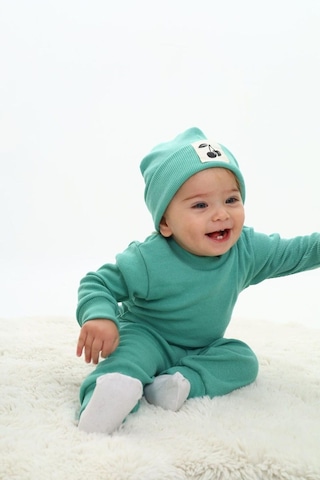 My Kids Wear Fitilli Unisex Bebek - Çocuk Üçlü Takım Koyu Yeşil