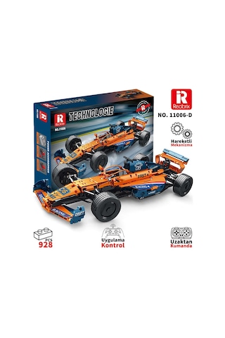 Reobrix Technic 11006-d Mclaren Formula F1 Araba Kumanda&motor Yaratıcı Yapı Blok Seti Building Blocks - 928 Parça