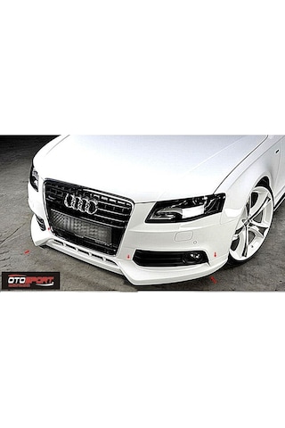 Audi A4 B8 Ön Tampon Eki Fiberglass Boyasız