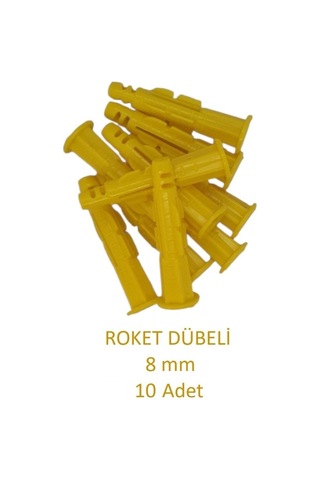 Roket Dübeli 08mm 10 Adet