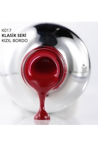 Kalıcı Oje K017, Kızıl Bordo, 10 Ml Diğer