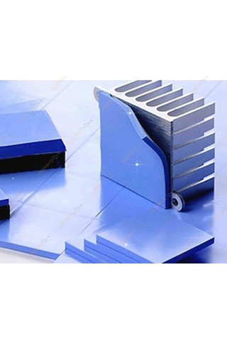 Termal Pad Ped Işlemci Soğutucu Silikon 5Cmx5Cm Kalınlık 3Mm Gri