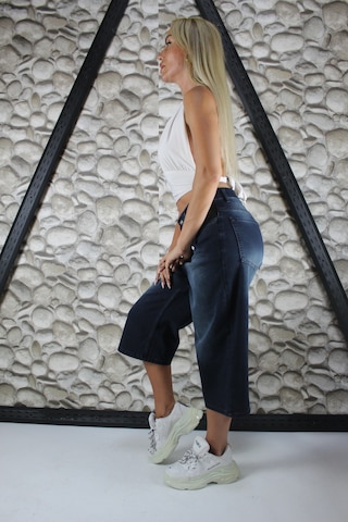 St.poll Unisex Baggy Şortolon Mavi