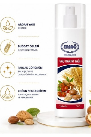 Ersağ Saç Bakım Yağı  100 ML