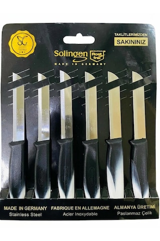6lı Mutfak Ve Tırtıklı Meyve Bıçağı