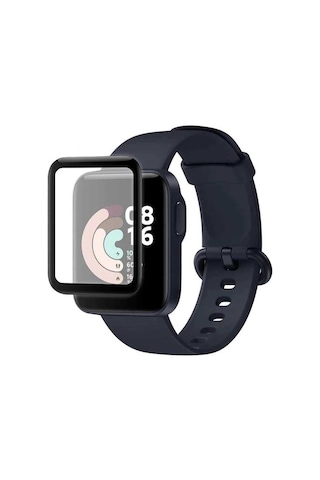 Redmi Watch 3 Active Mkst Pmma Pet Saat Ekran Koruyucu - Siyah