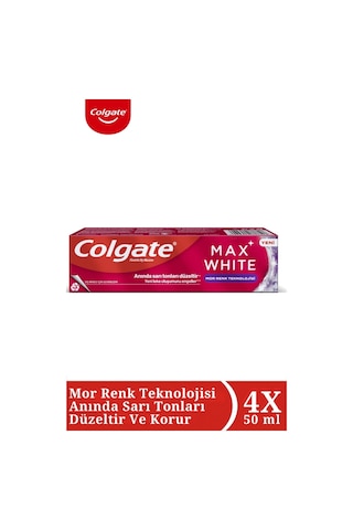 Colgate Max White Purple Mor Renk Teknolojisi Diş Macunu 75 ML