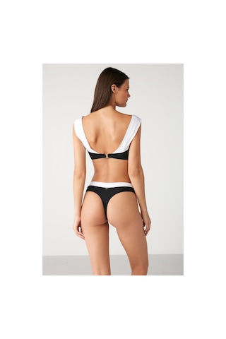 Kom Crue Strıng Bikini Takımı Siyah