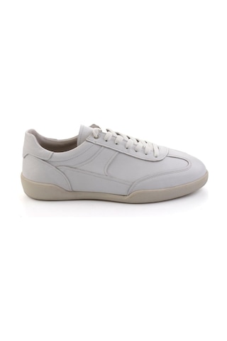 Beyaz Hakiki Deri Erkek Sneaker E01396002403 Beyaz