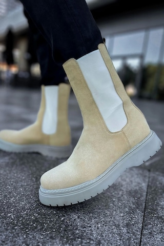 Saklımoda Ch223 Srt Alaska Süet Erkek Bot Kum Çok Renkli